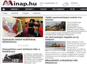 Minap regional news portal